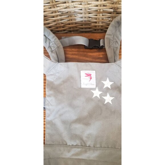 Angel Shine Gray Tan Doll Carrier Embroidery Adjustable Straps Toy Accessory - Picture 7 of 9
